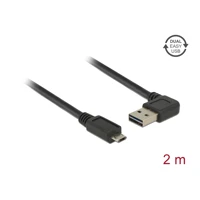 DeLock Easy, USB-Kabel, USB Stecker links/rechts abgewinke