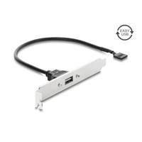 DeLock USB 2.0 Slotblech mit 1x EASY Typ-APort, Digital/Da