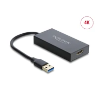 DeLock Adapter USB Typ-A Stecker zu HDMI Buchse 4K, Adapte