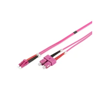 Digitus Patchkabel, 3m, Glasfaser, Duplex, 50/125µm, OM4