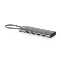 Digitus USB-C Docking Station 9Port 2x HDMI USB RJ45, Lade