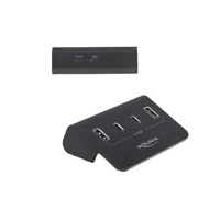 DeLock USB 10 Gbps Hub mit 2 Type-C und 2 Typ-A Ports 6425