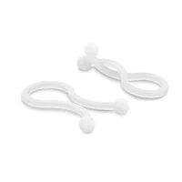DeLock Kabel, Organizer, durchsichtig (100er-Packung)