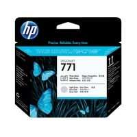HP 771, hellgrau, photoSchwarz, Druckkopf -