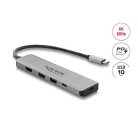 DeLock USB Type-C™ Dockingstation 4K, HDMI/USB Hub/PD 3.1