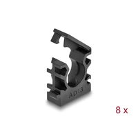 DeLock Kabelhalter, mit Sicherungsclip, 13mm 60482
