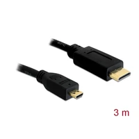 DeLock High Speed HDMI, HDMI-Kabel mit Ethernet, 3m 82870