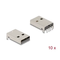 DeLock USB-Anschluss, USB Buchse 90° PCB, 30V 66757